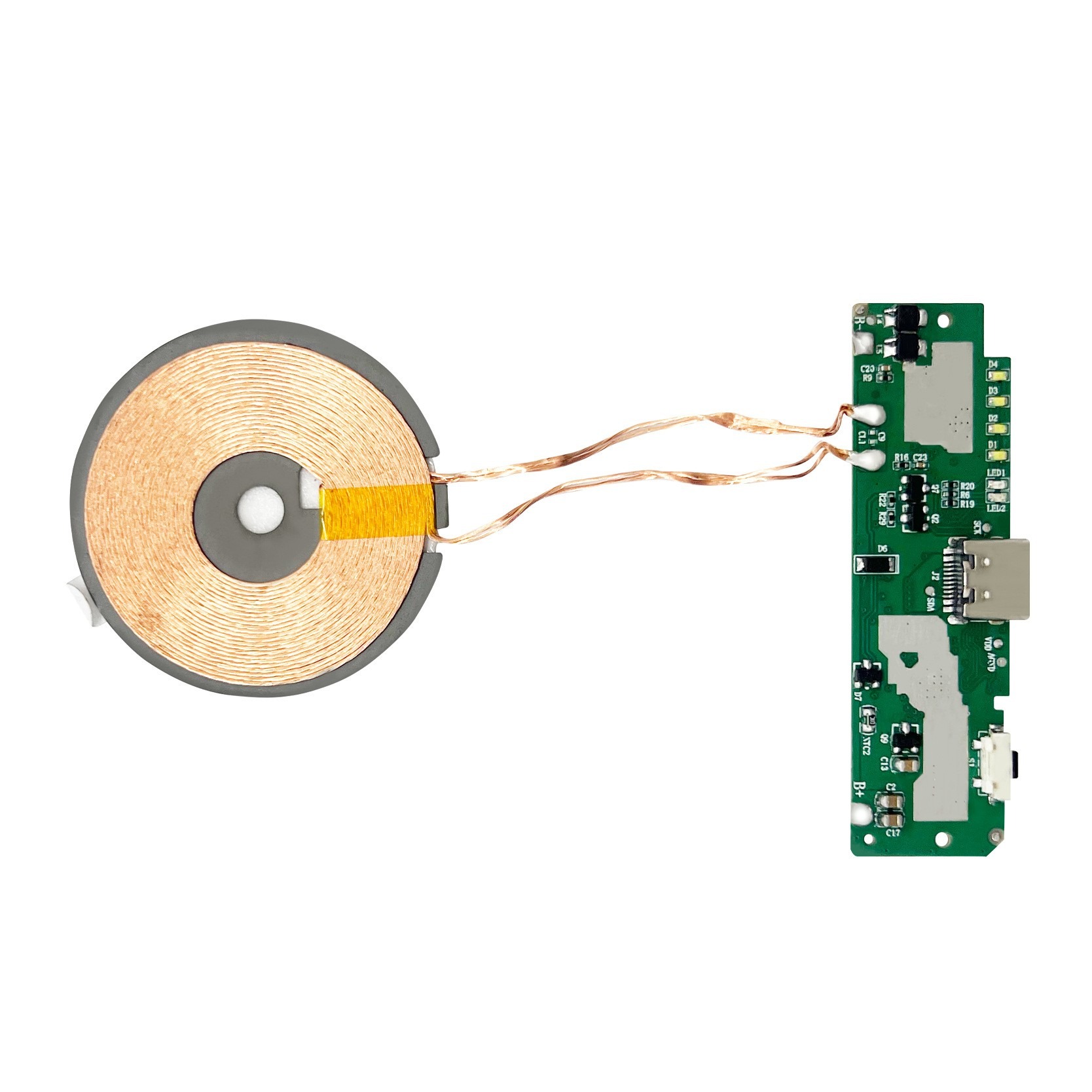 全协议认证15W手机无线磁吸充电模块