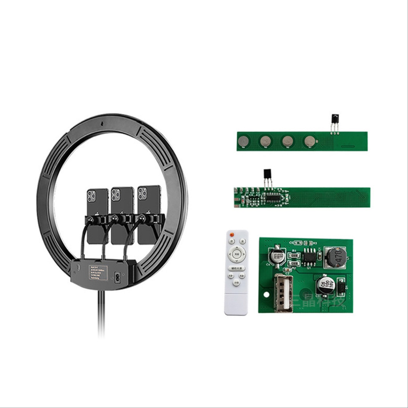 LED美顏補光燈PCBA控制板