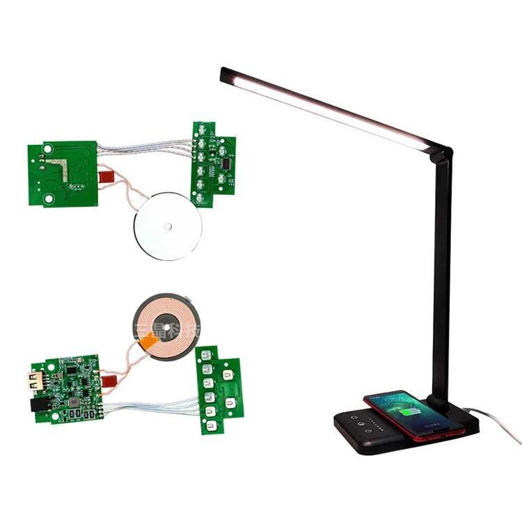 LED無(wú)線充電臺(tái)燈控制板