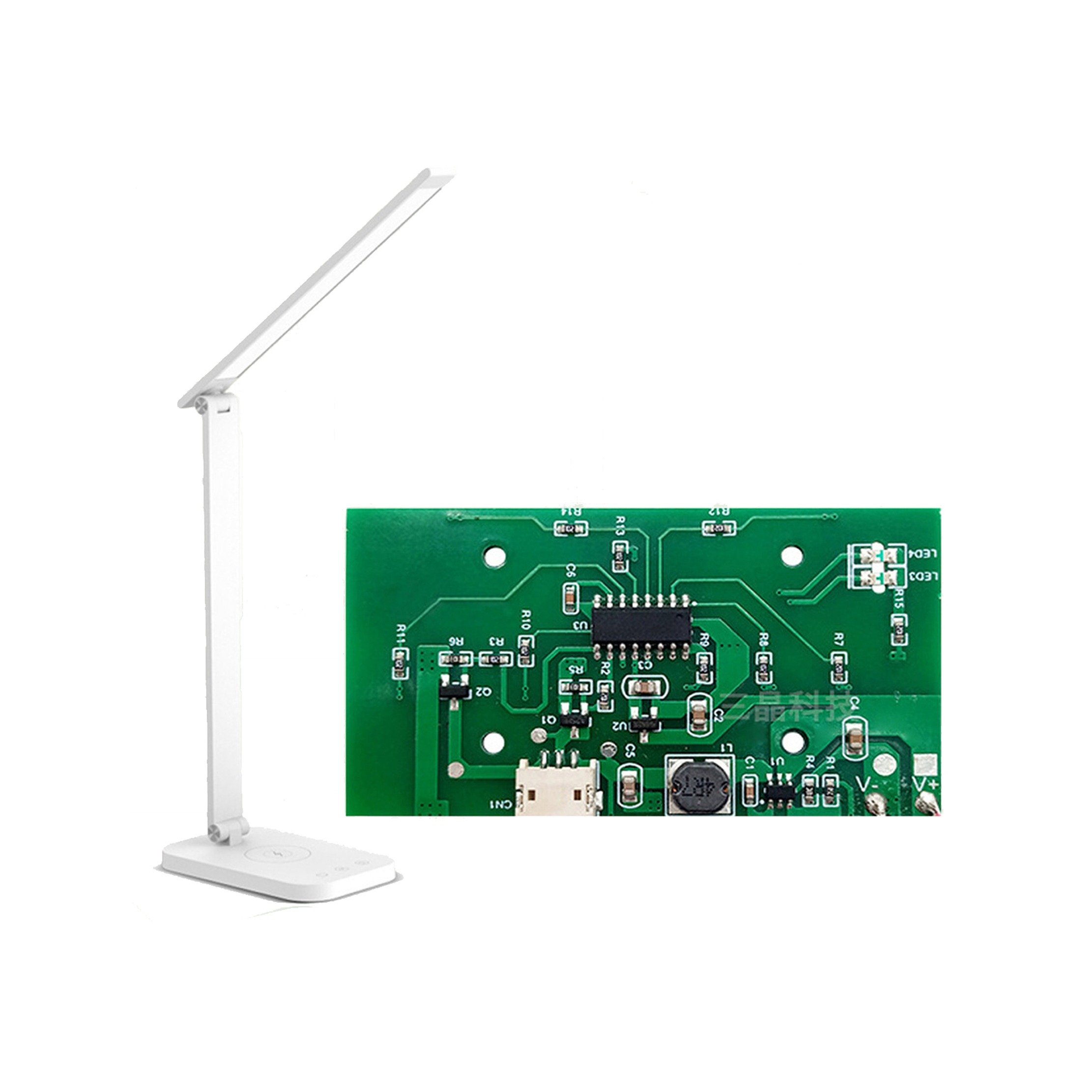 LED触控台灯PCBA电路板
